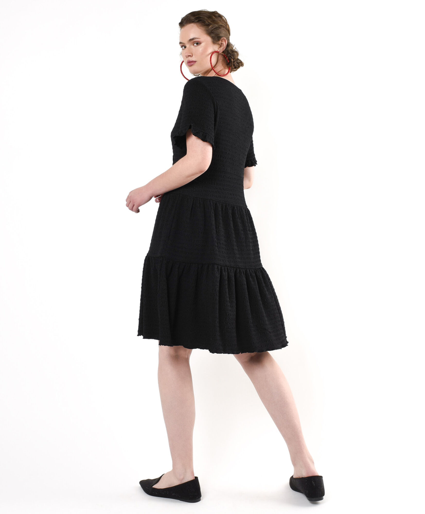 Vestido mujer cruzado negro Vestido mujer cruzado negro