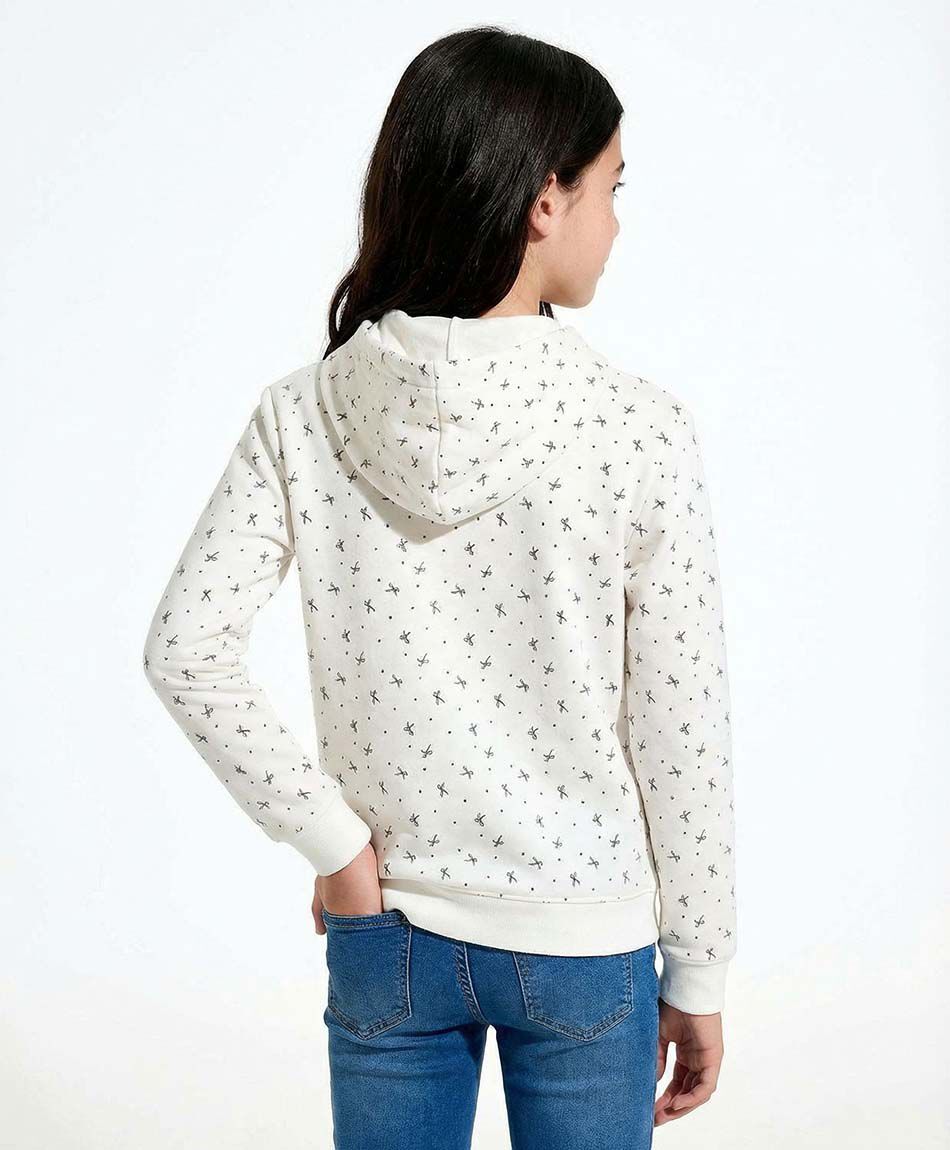 Poler&oacute;n ni&ntilde;a estilo hood