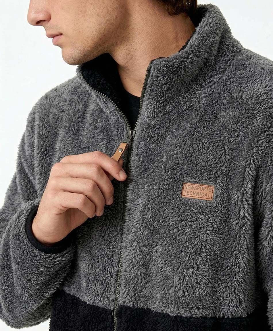 Polar deportivo hombre bicolor