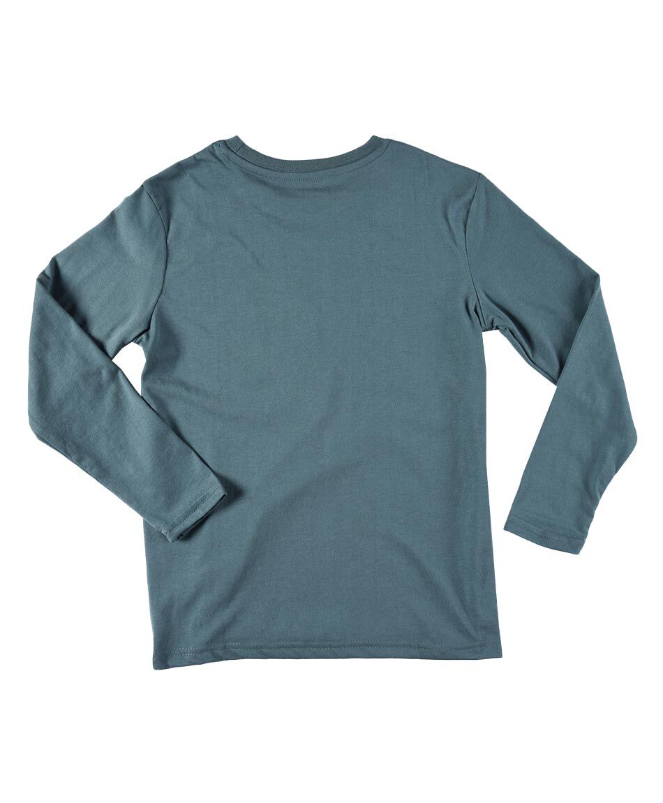 Polera ni&ntilde;o manga larga skate