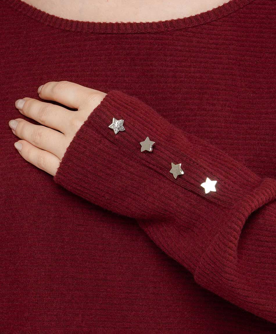 Sweater mujer pu&ntilde;o extendido