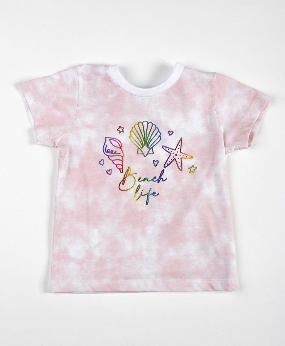 Polera bebé tie dye playa