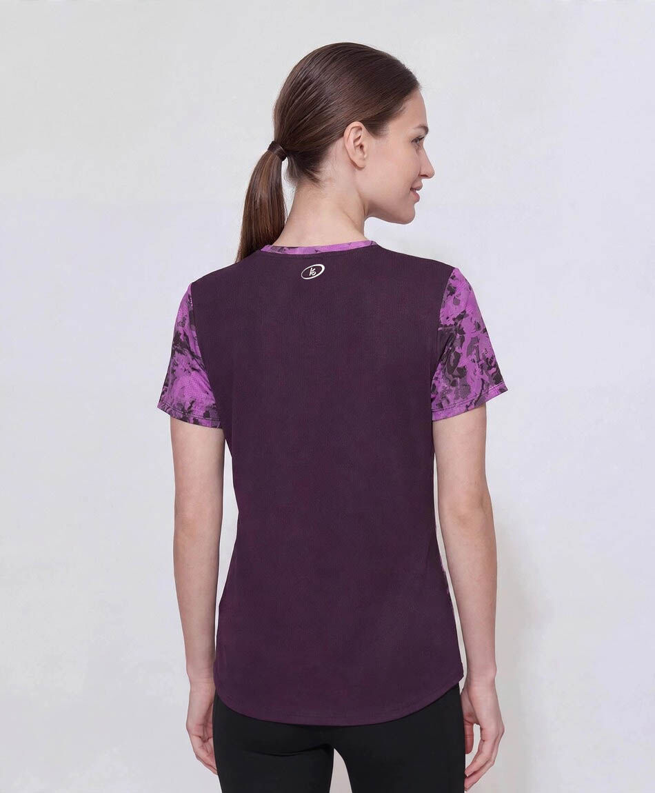 Polera deportiva mujer tie dye