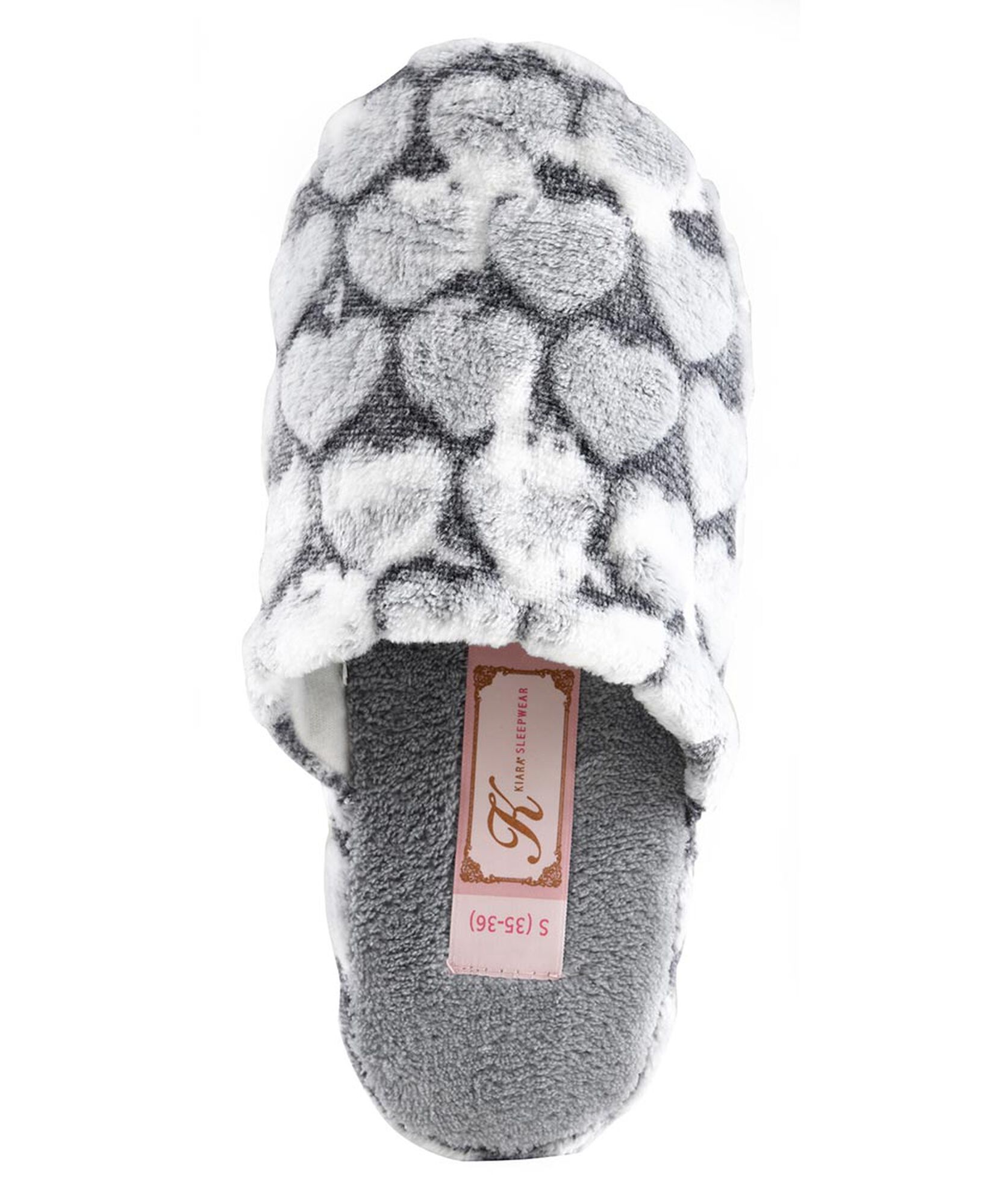 Pantuflas corazones Pantuflas corazones