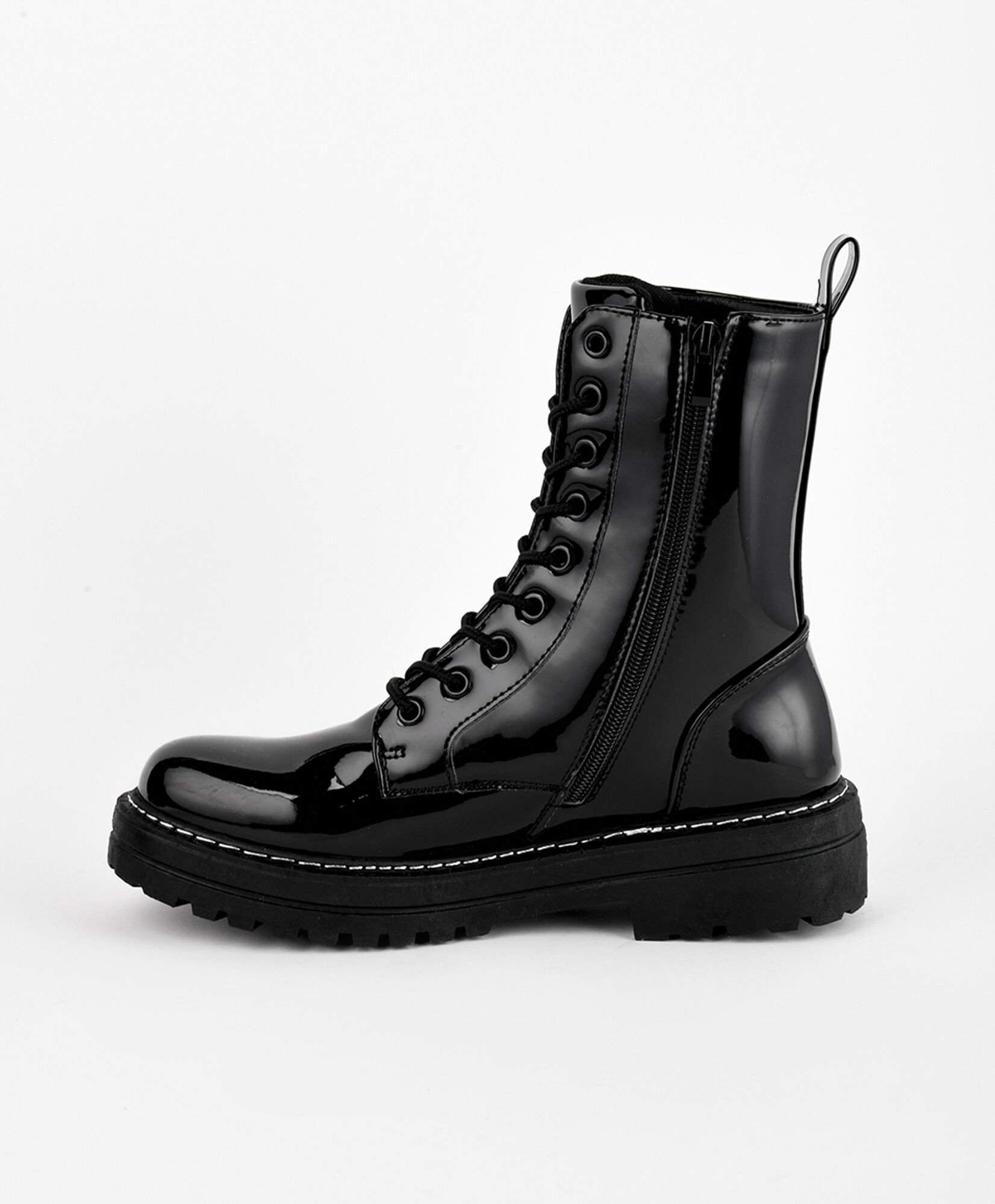Bototo mujer cordones brillante Bototo mujer cordones brillante