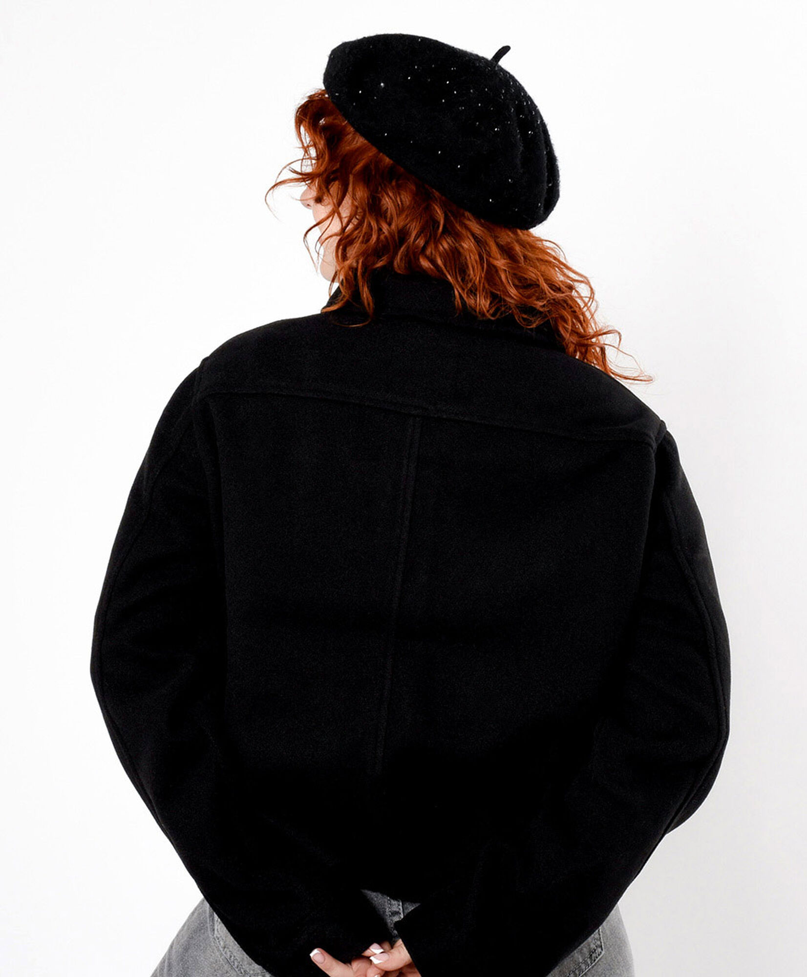 Chaqueta mujer bolsillo crop Chaqueta mujer bolsillo crop