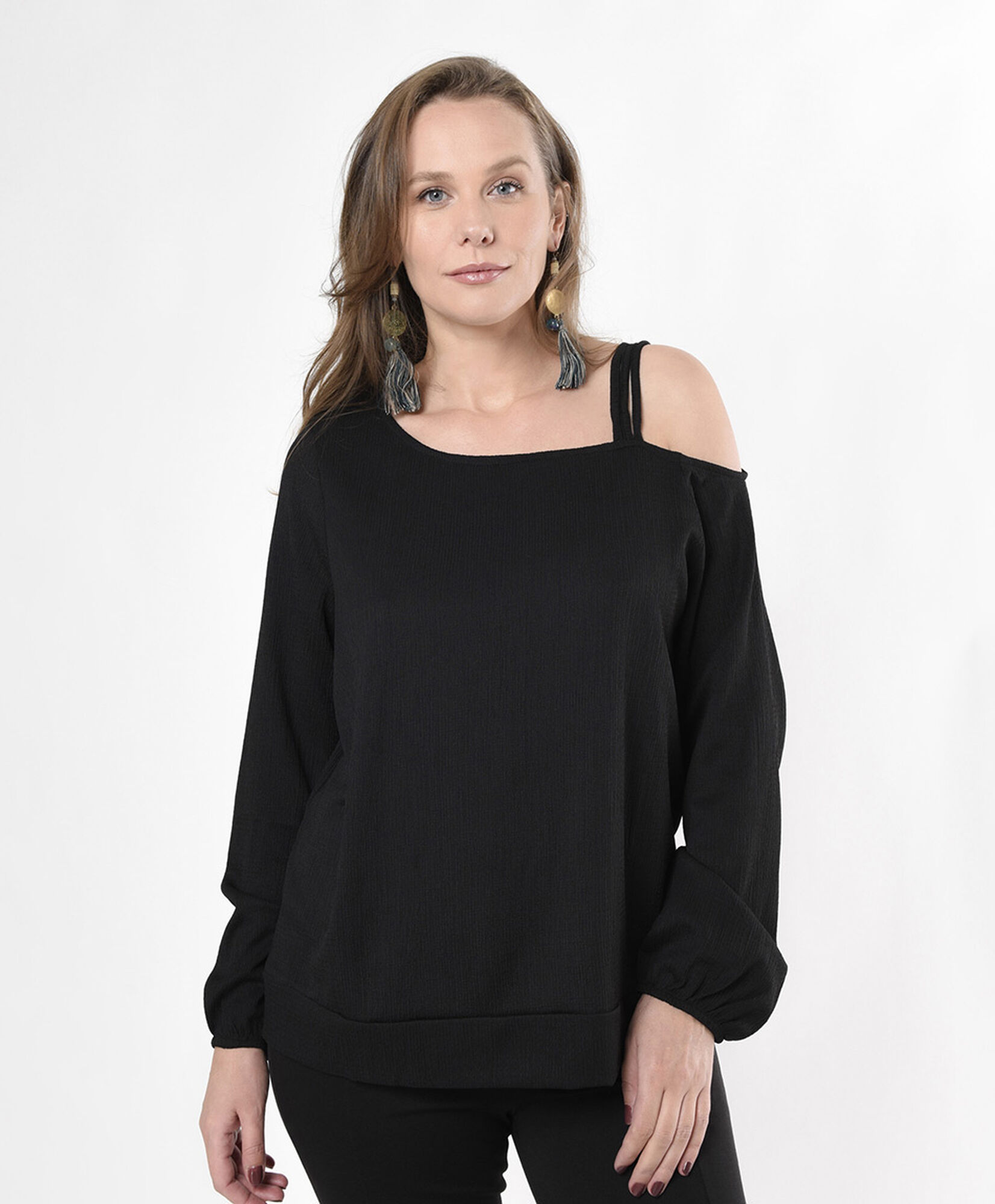 Polera mujer hombro descubierto Polera mujer hombro descubierto