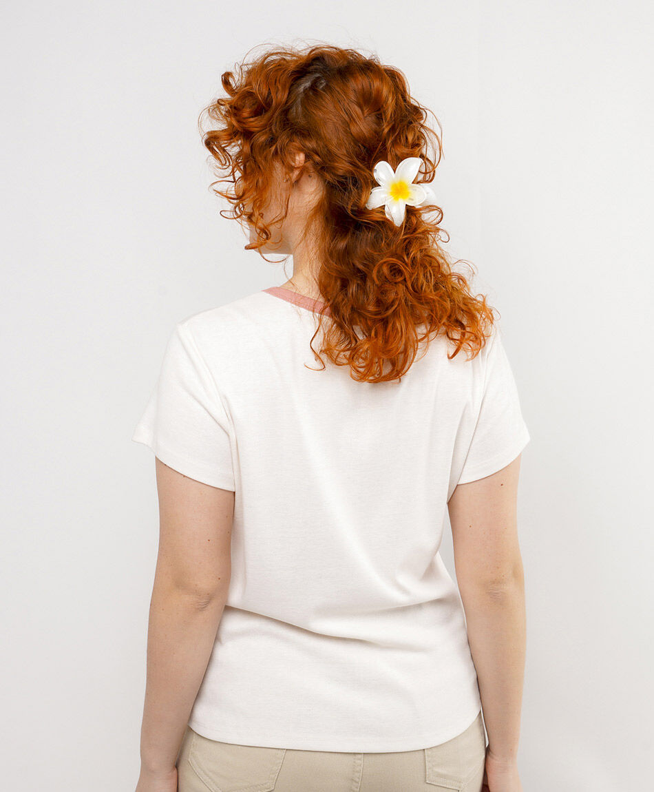 Polera mujer flor