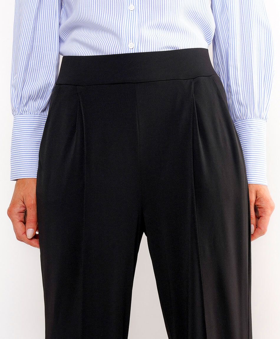 Pantal&oacute;n mujer ancho elasticado