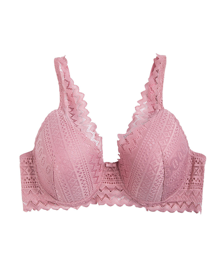 Sost&eacute;n mujer encaje dise&ntilde;o cuadrado