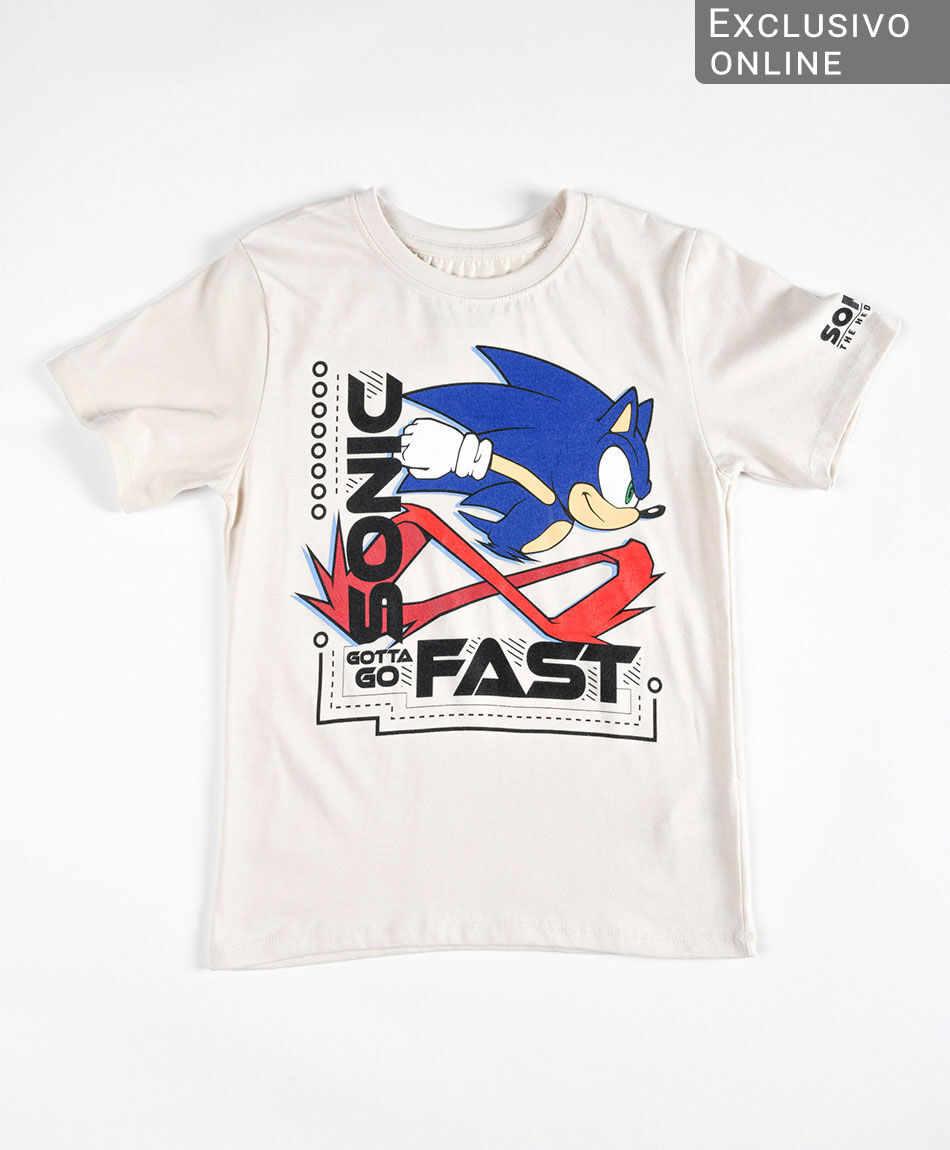 Polera niño sonic fast