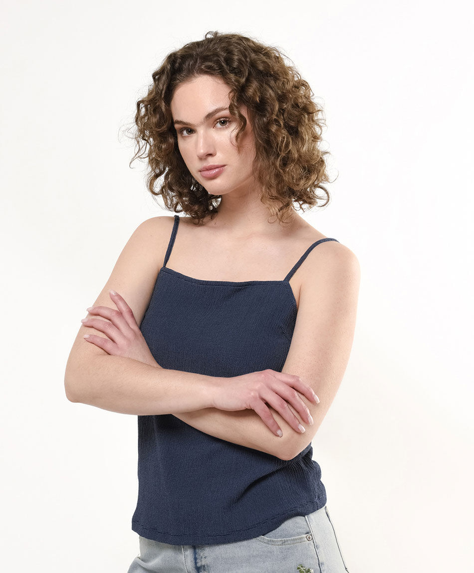 Blusa mujer top textura