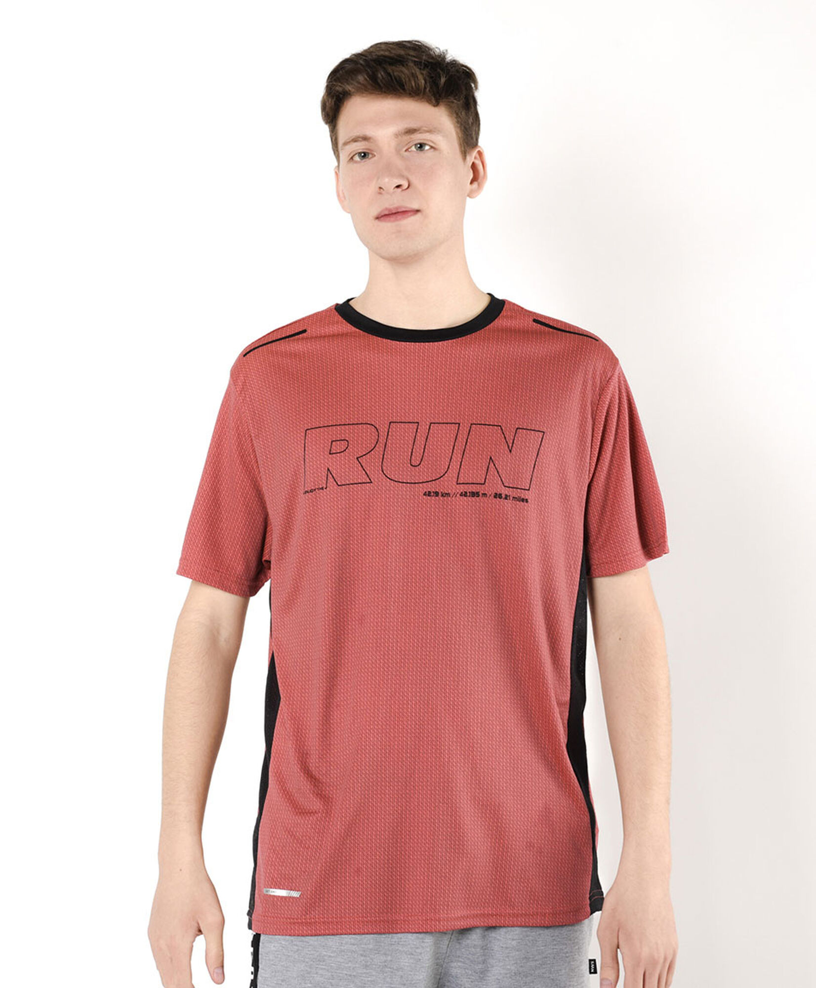 Polera deportiva hombre bicolor run Polera deportiva hombre bicolor run