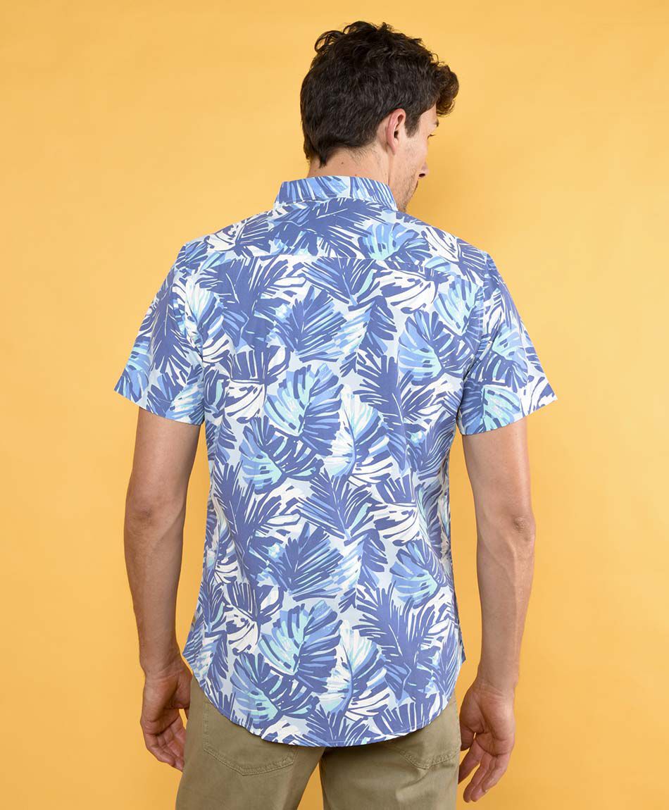 Camisa fashion manga corta