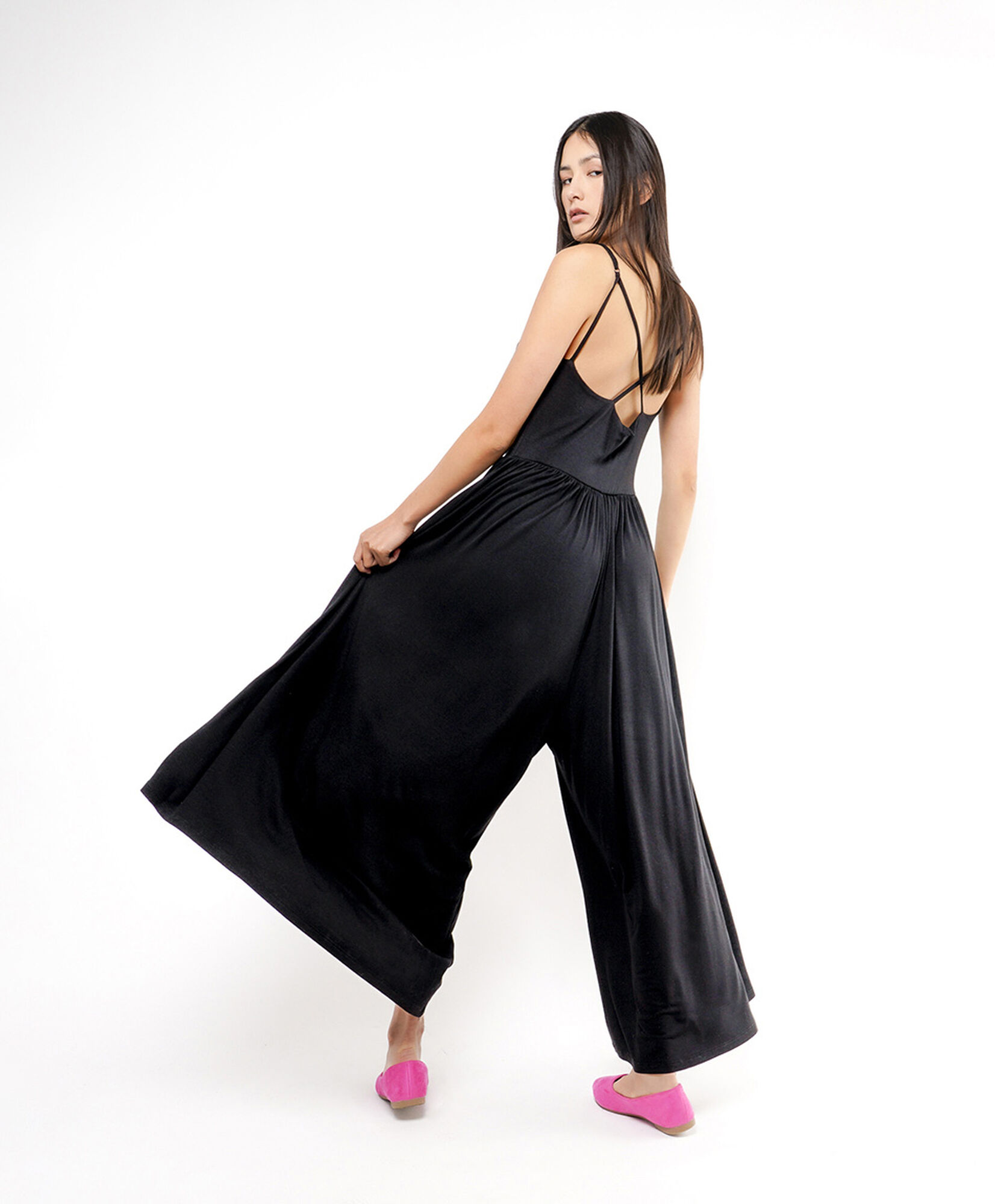 Enterito mujer palazzo black Enterito mujer palazzo black
