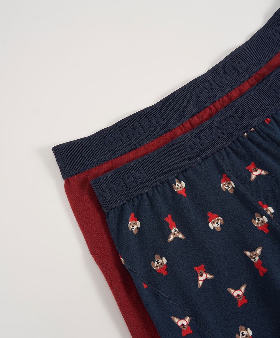 Pack 2 boxer hombre perritos
