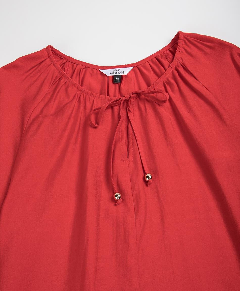 Blusa mujer manga englobada