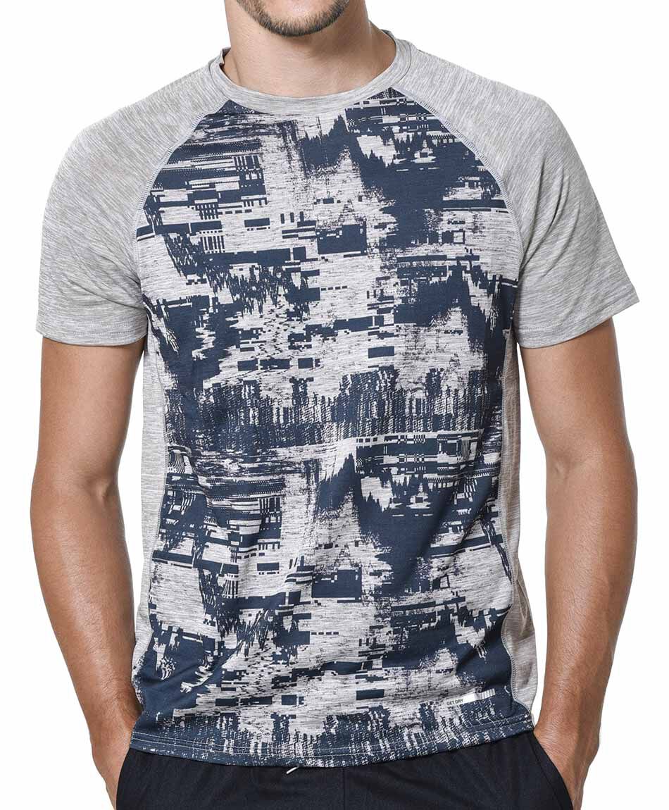 Polera deportiva print
