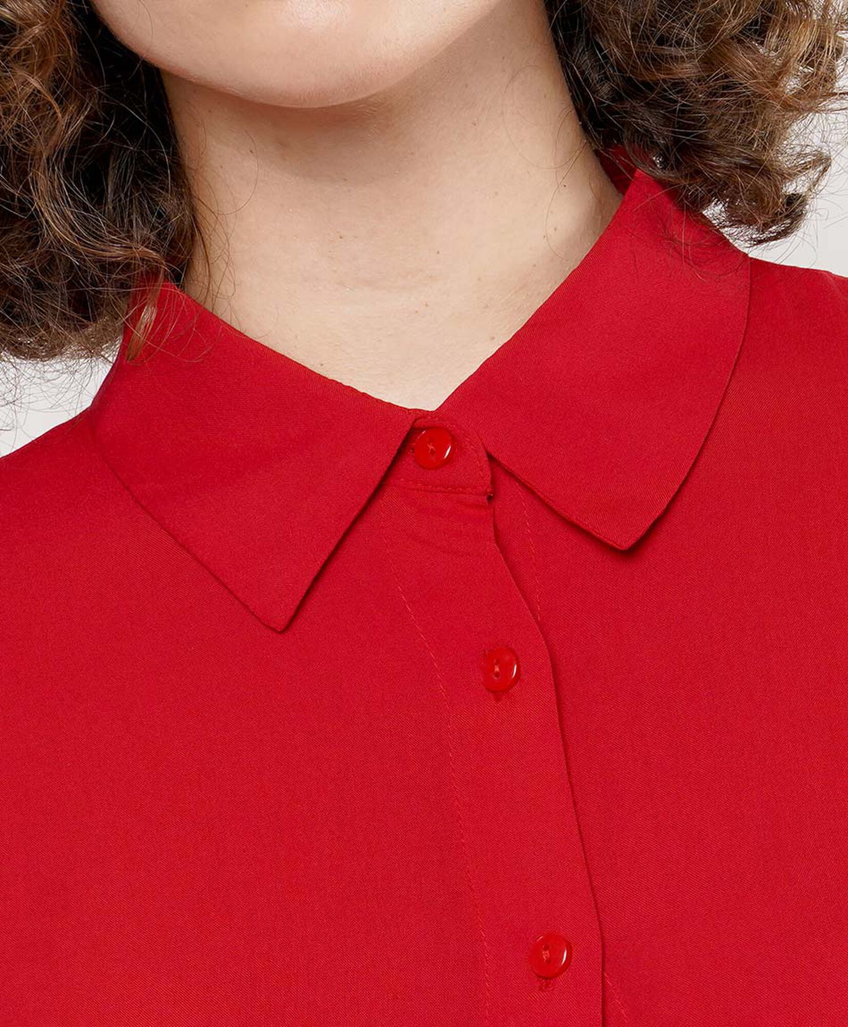 Blusa mujer clásica roja Blusa mujer clásica roja