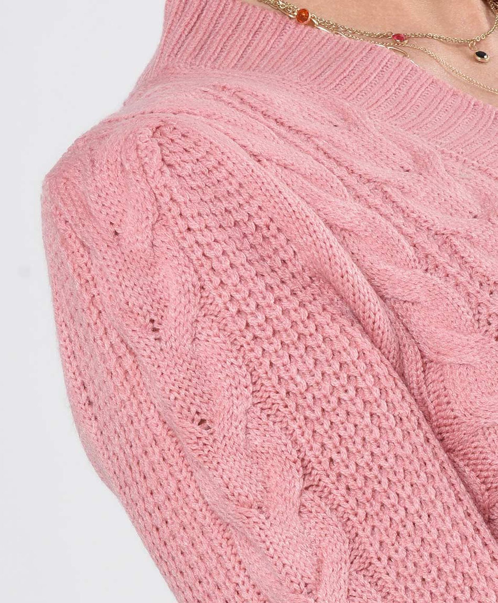 Sweater mujer tejido trenzado Sweater mujer tejido trenzado