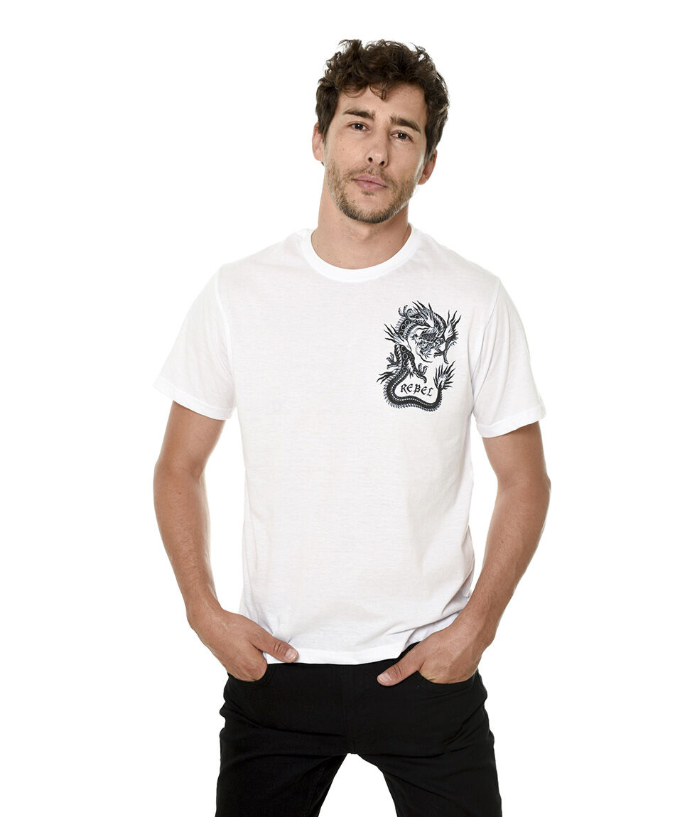 Polera estampada
