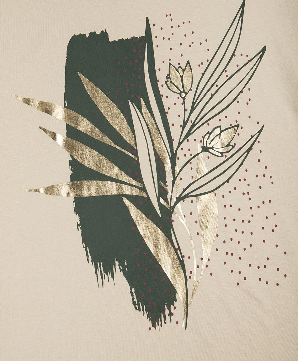 Polera mujer rama foil