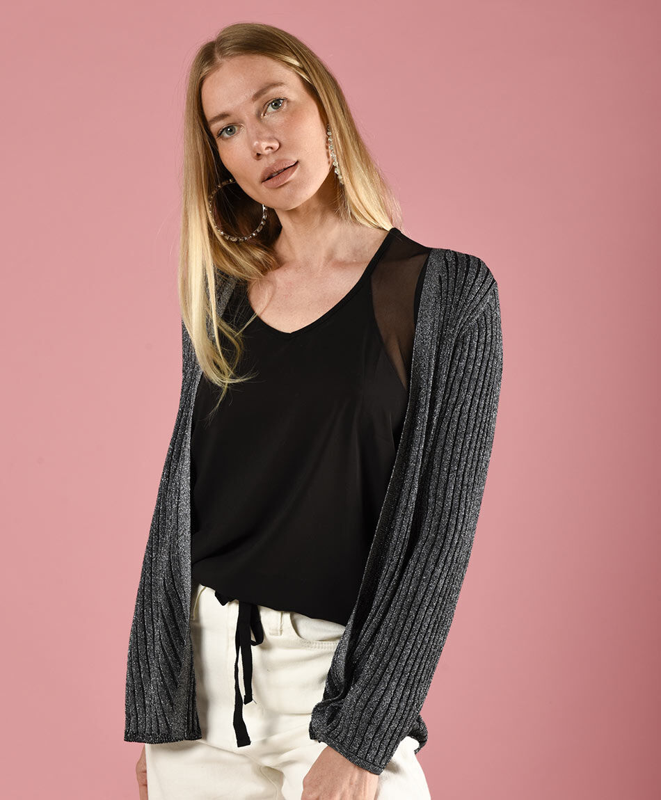 Cardigan brillos