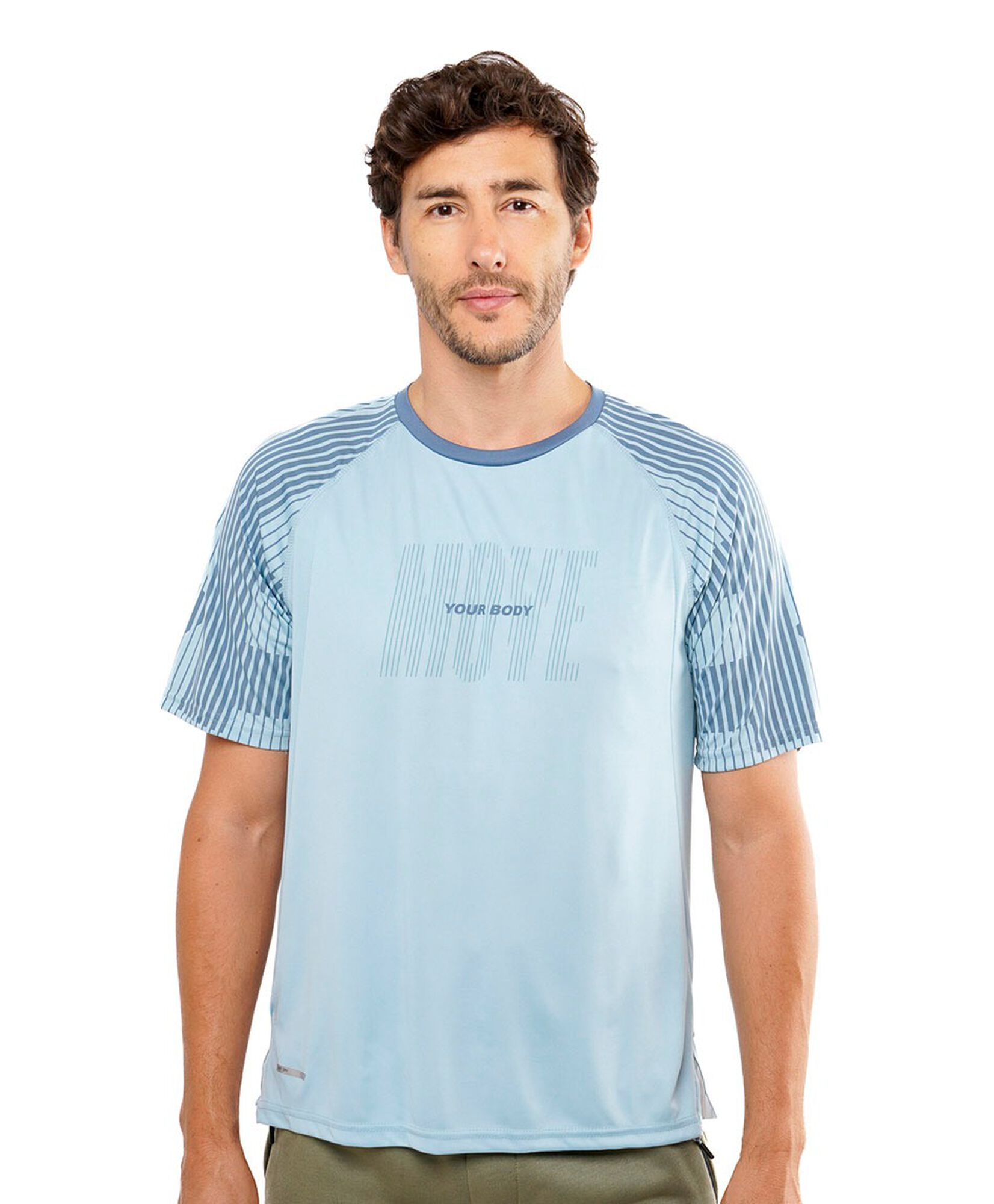 Polera deportiva hombre move your body Polera deportiva hombre move your body