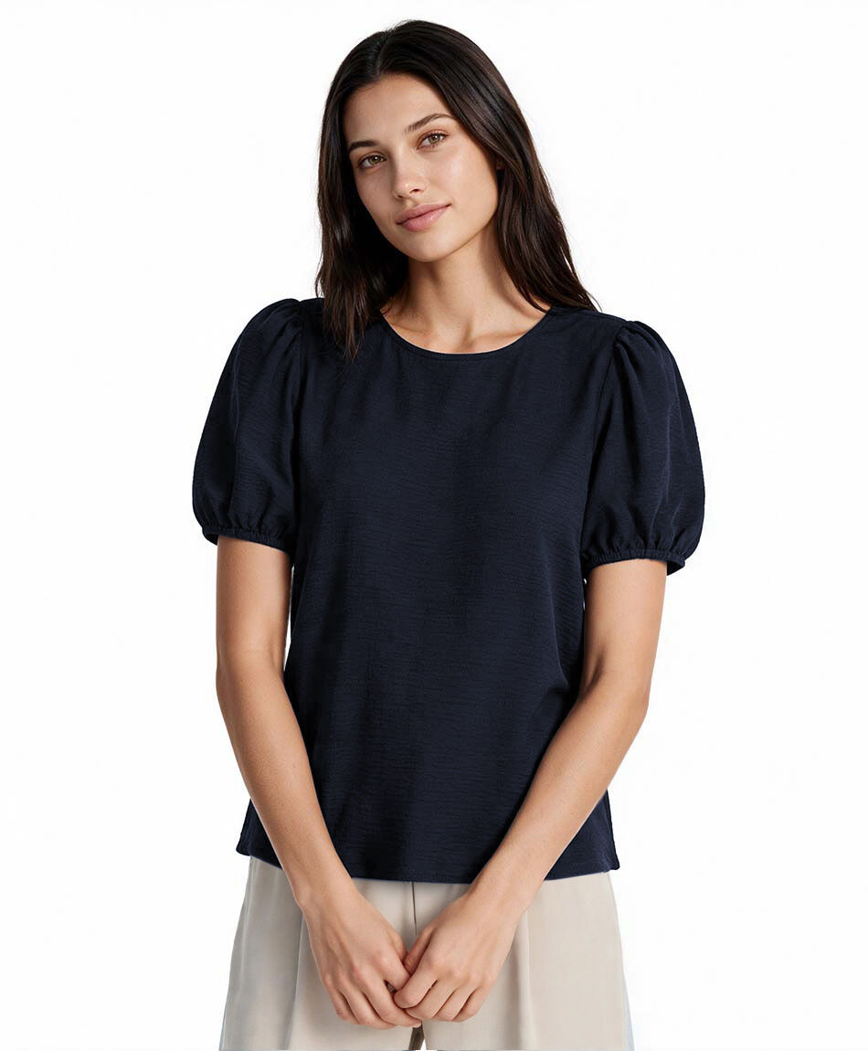 Blusa mujer manga globo