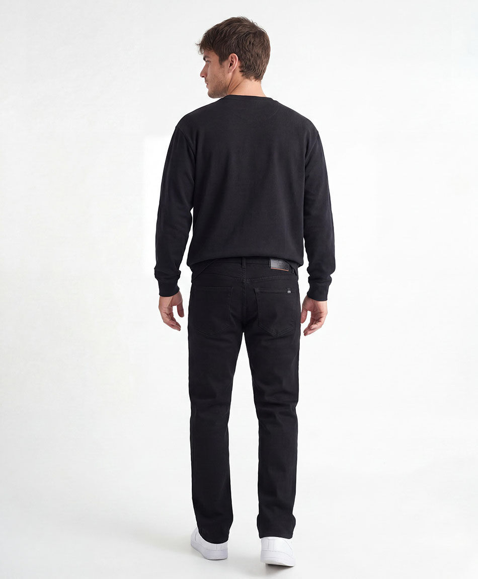 Jeans hombre straight negro
