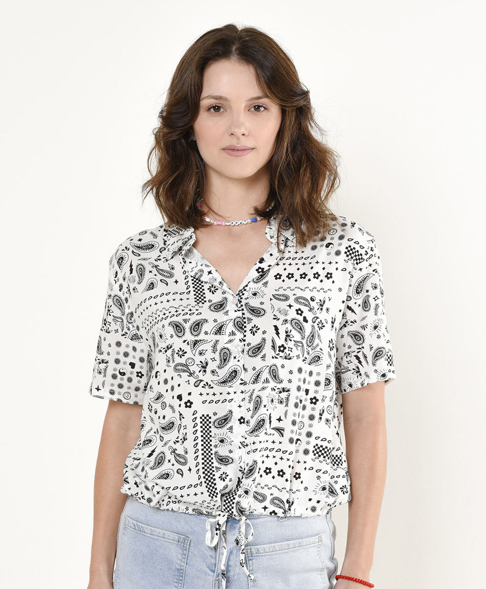 Blusa mujer estampada dibujos Blusa mujer estampada dibujos