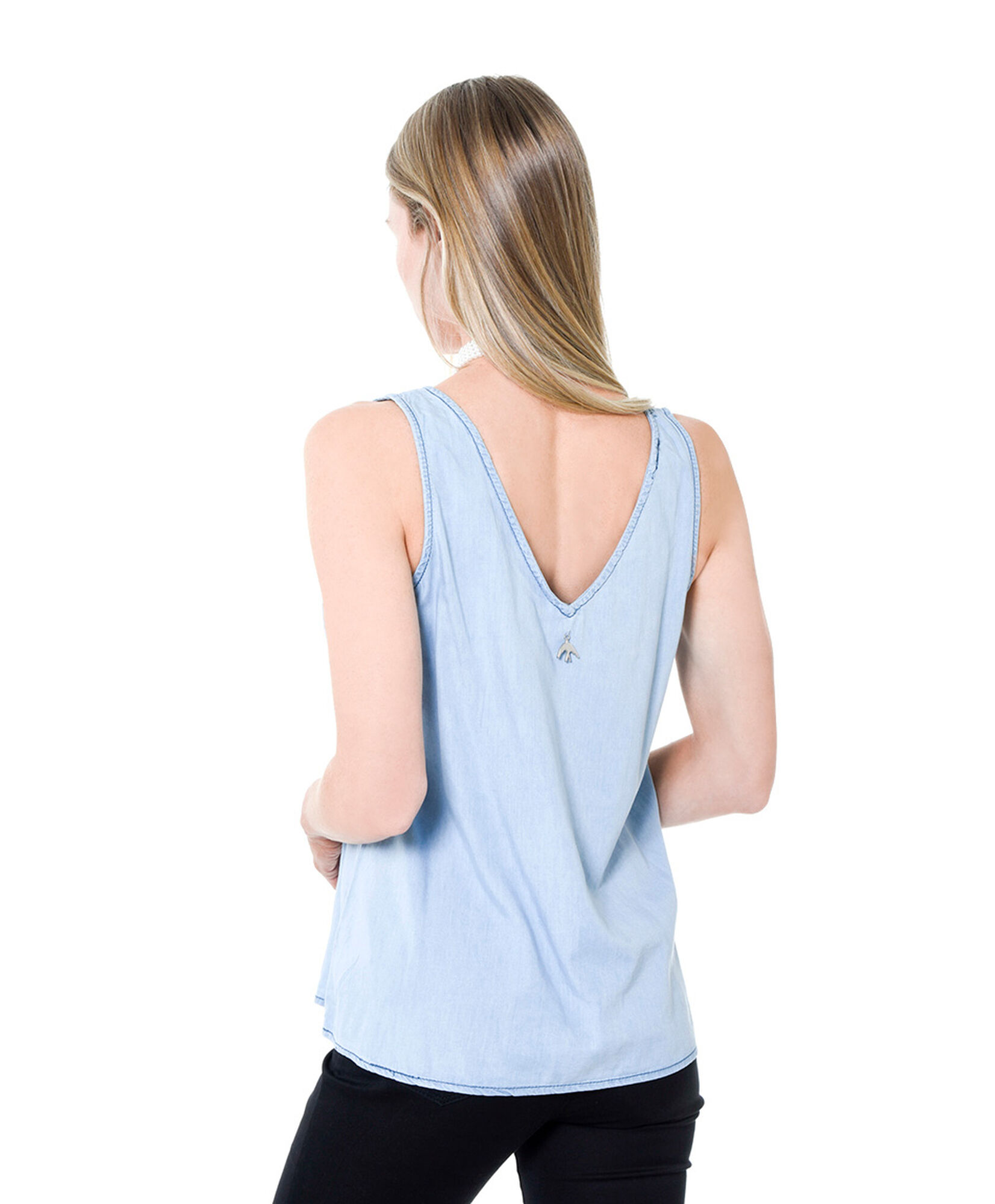 Blusa light denim Blusa light denim
