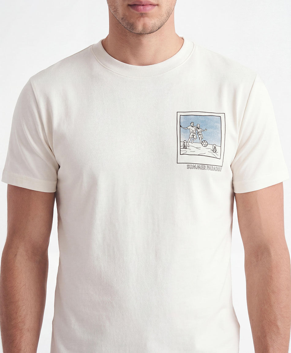 Polera hombre estampado polaroid