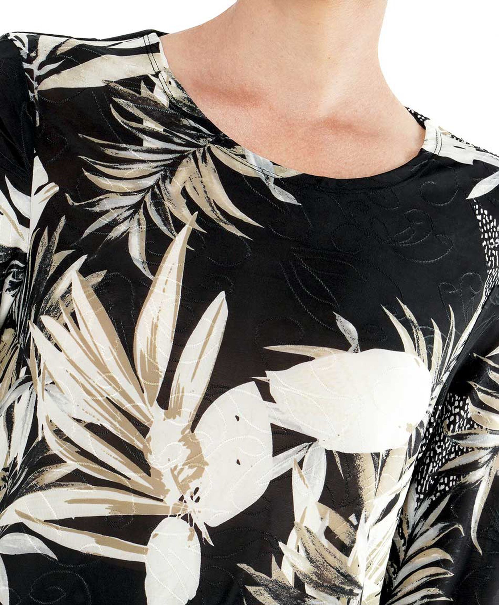 Polera mujer texturas hojas Polera mujer texturas hojas