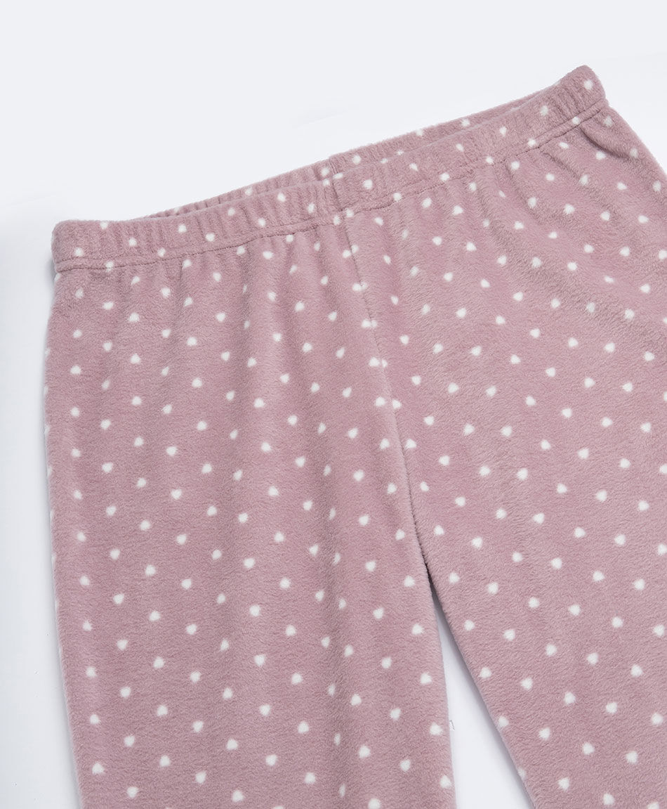 Pijama mujer  top liso botones