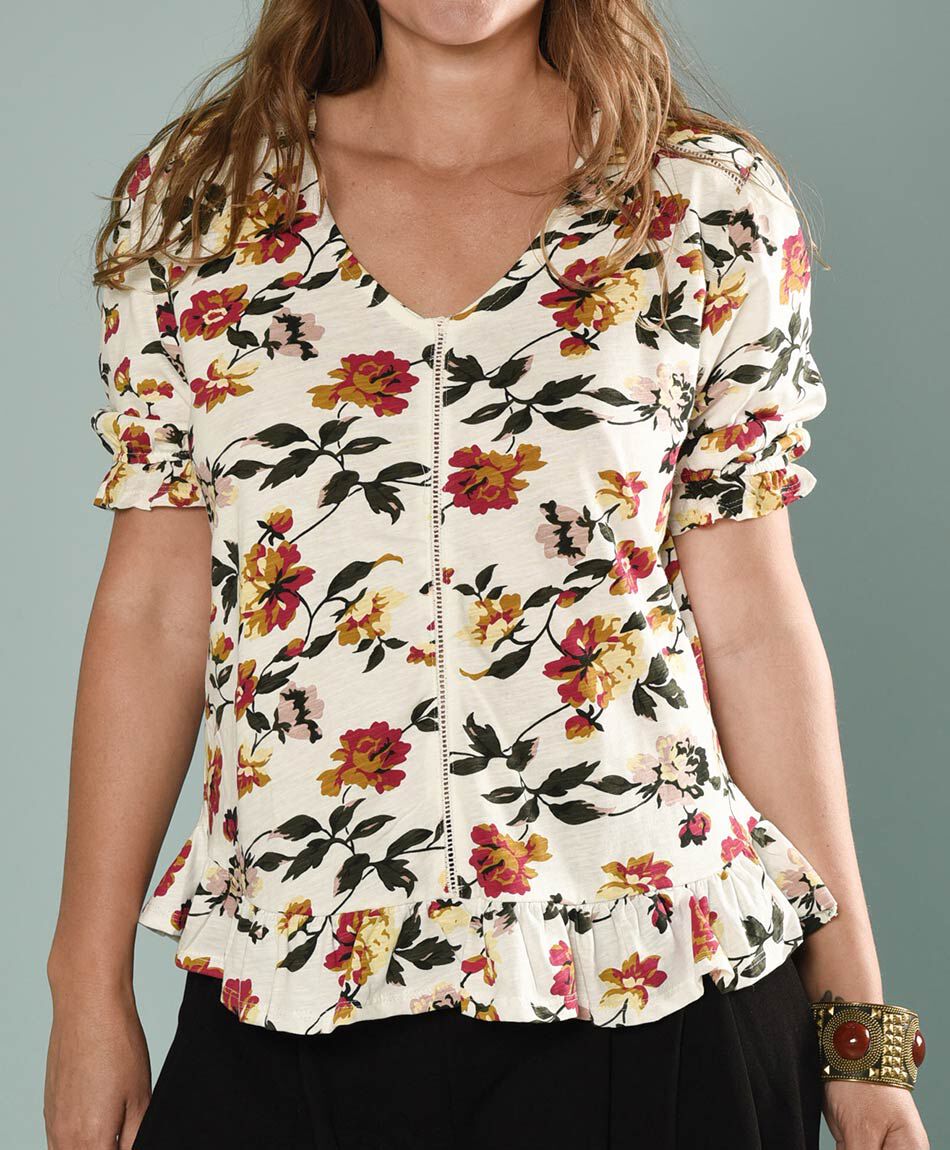 Polera estampada