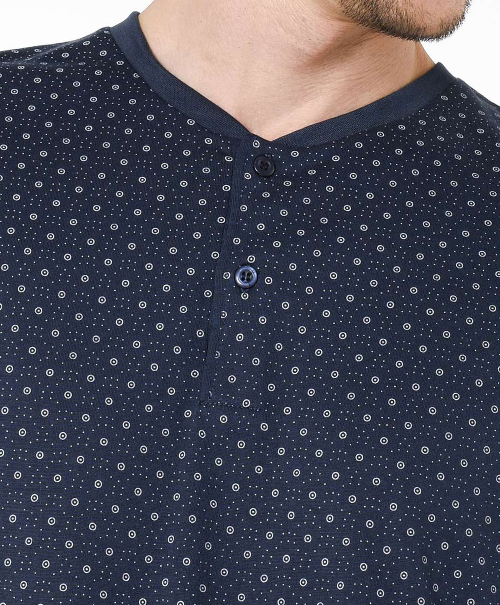 Pijama hombre puntitos botones Pijama hombre puntitos botones