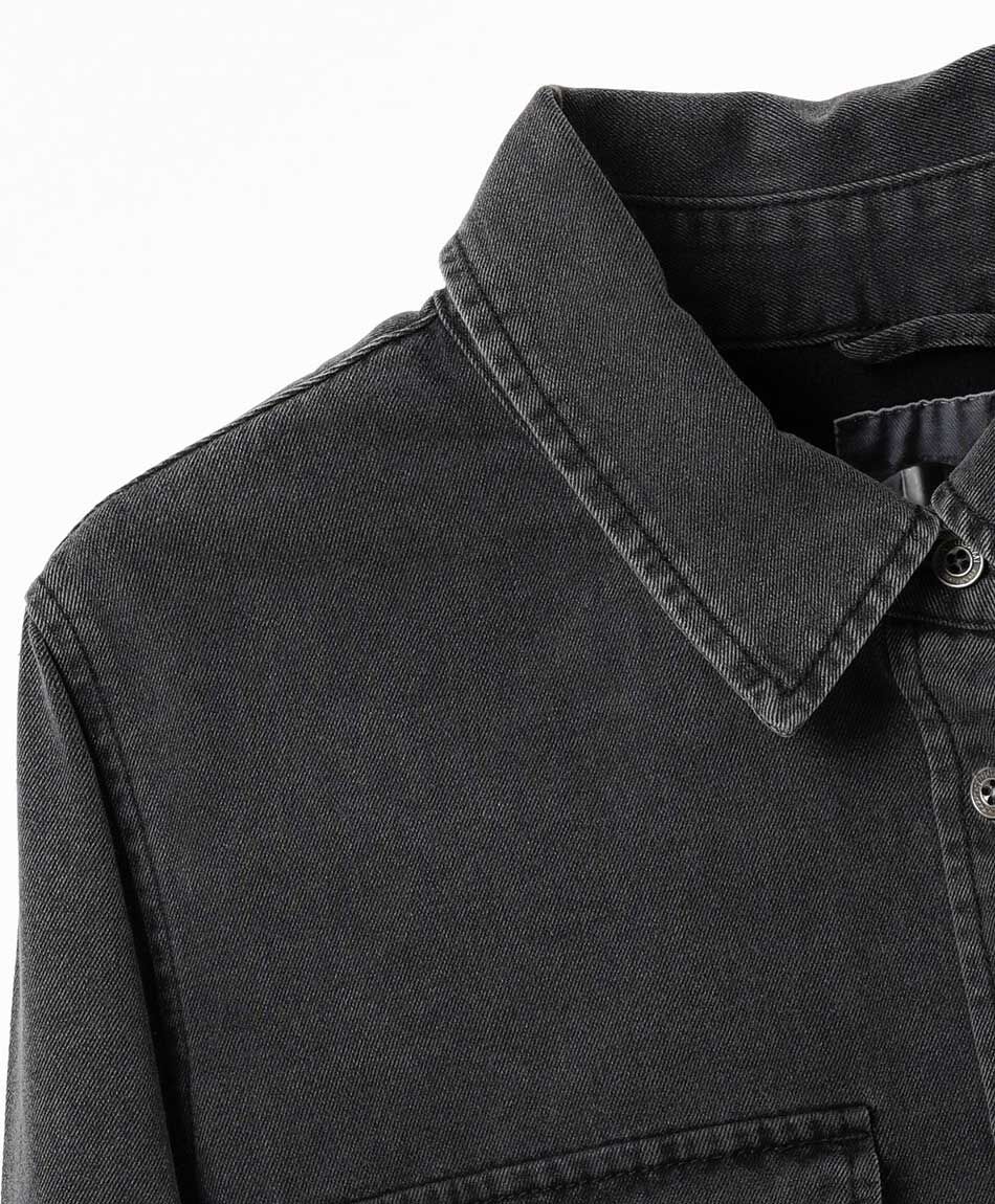 Blusa mujer denim dark