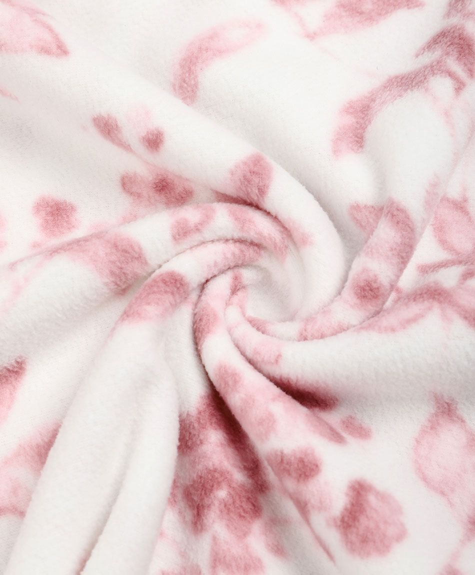 Camisa de dormir mujer  polar flores pink