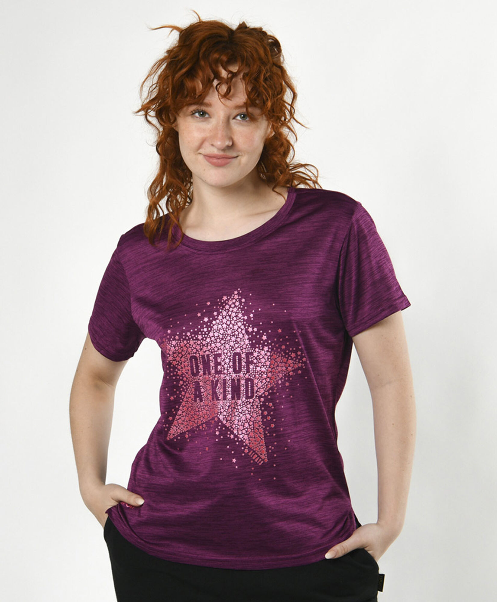 Polera deportiva mujer estrellas Polera deportiva mujer estrellas