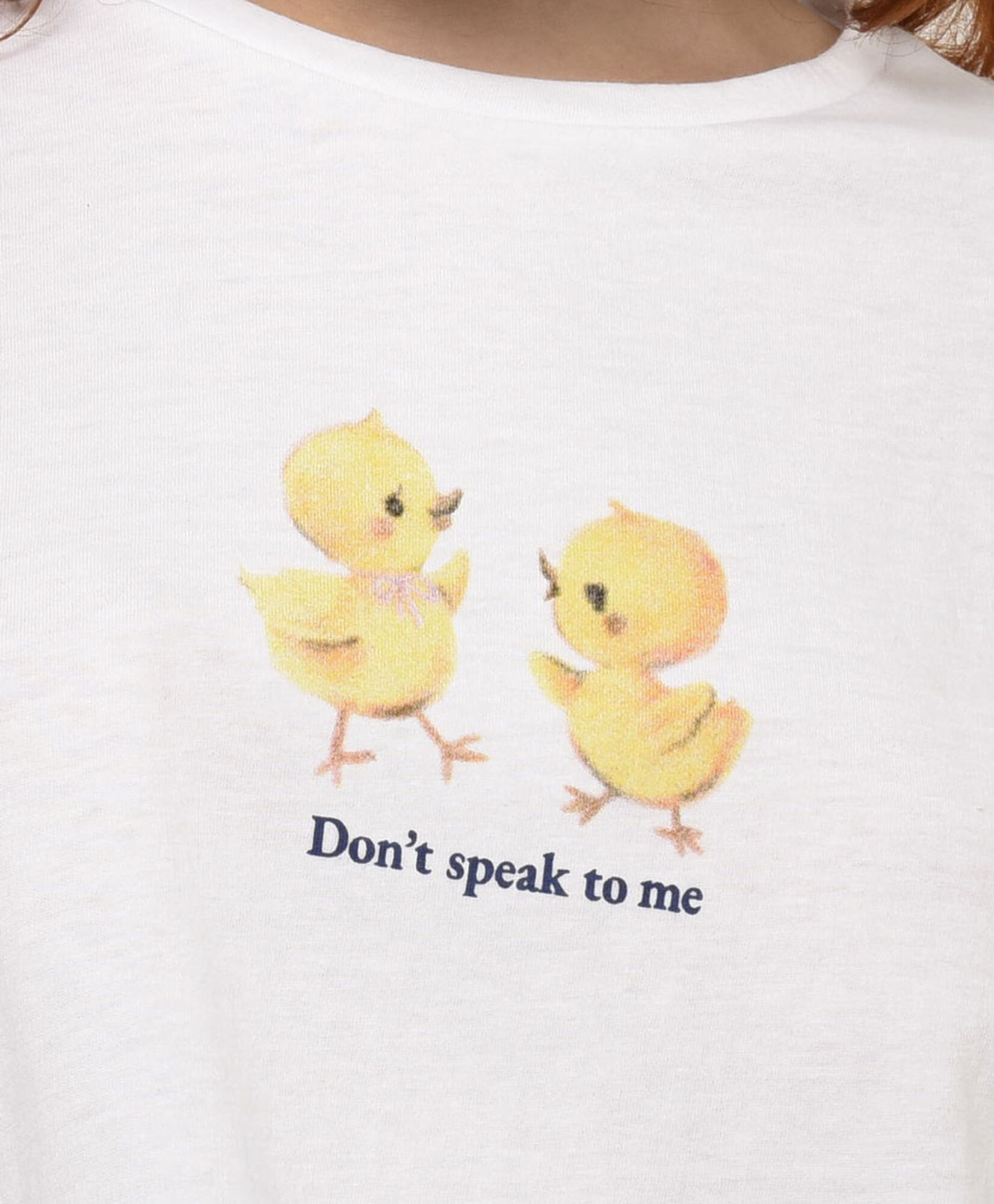 Polera mujer estampada patitos Polera mujer estampada patitos