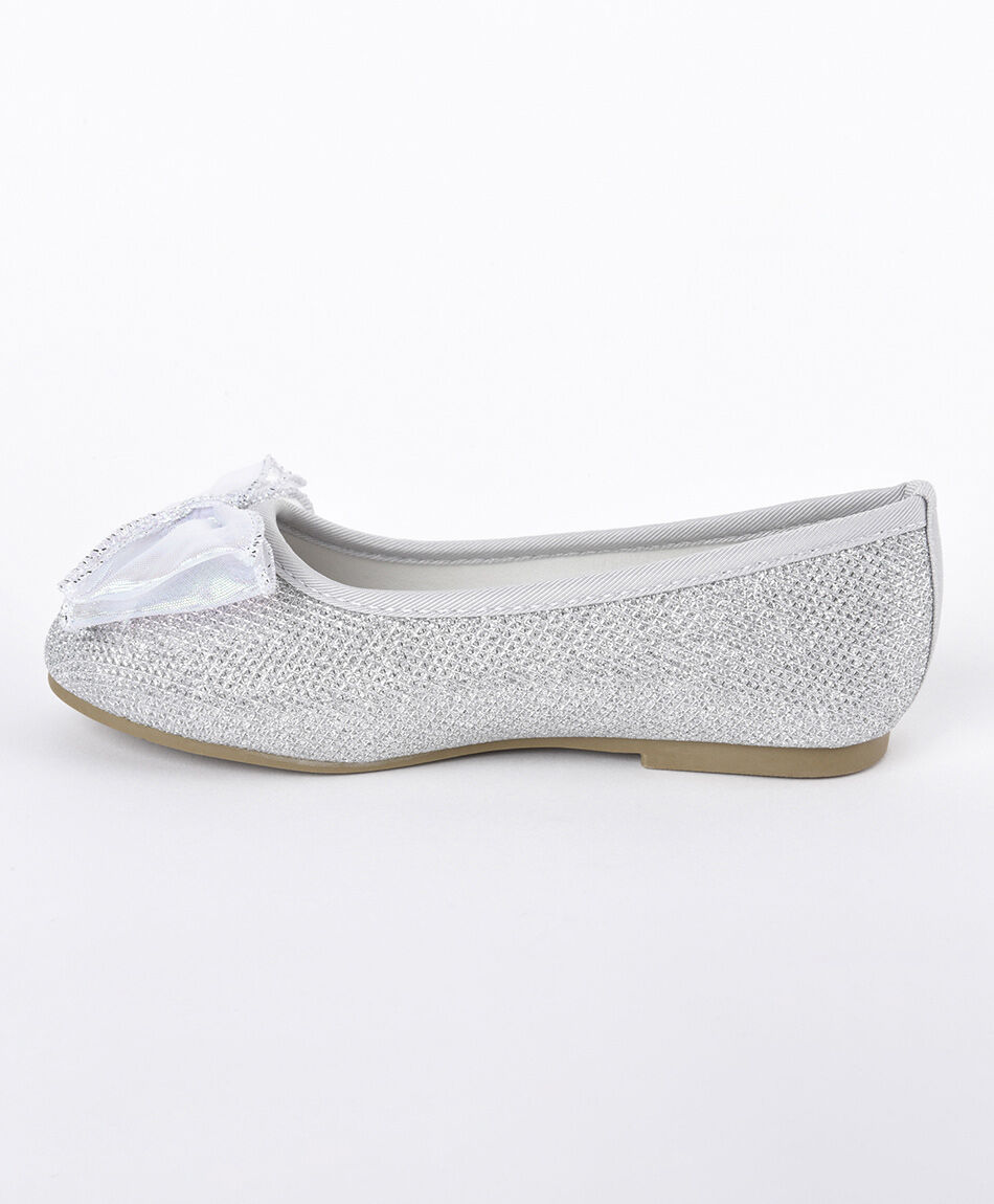 Ballerina infantil brillos y lazo