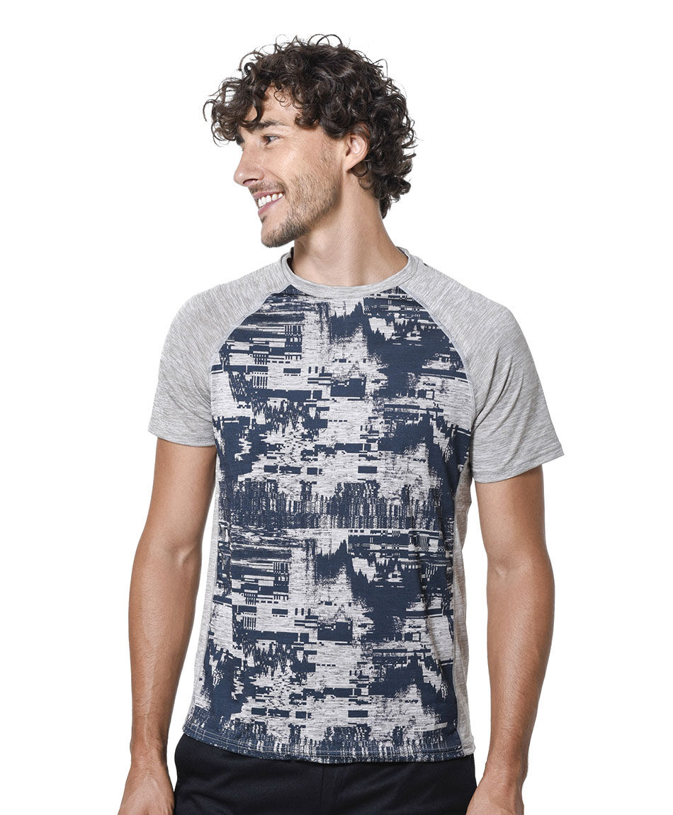 Polera deportiva print