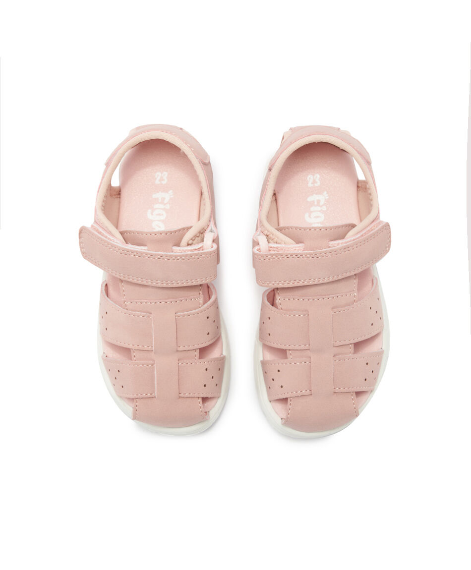 Sandalia infantil (20 a 25) pink