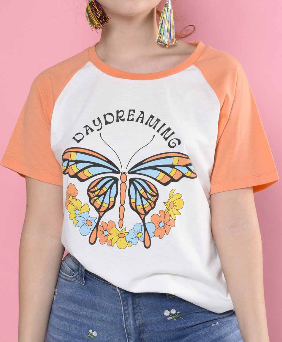 Polera manga corta cuello redondo