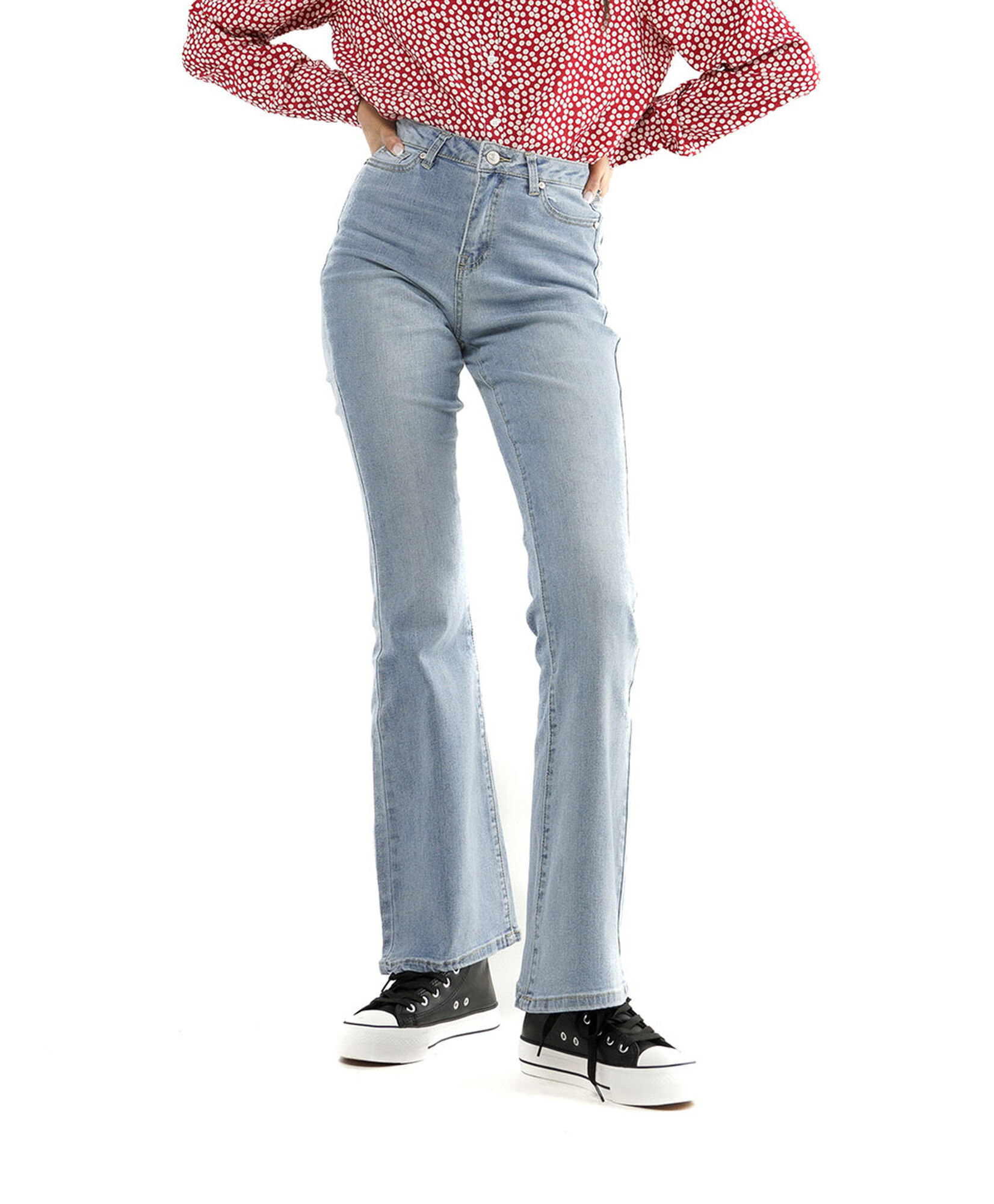 Jeans mujer liso flare Jeans mujer liso flare
