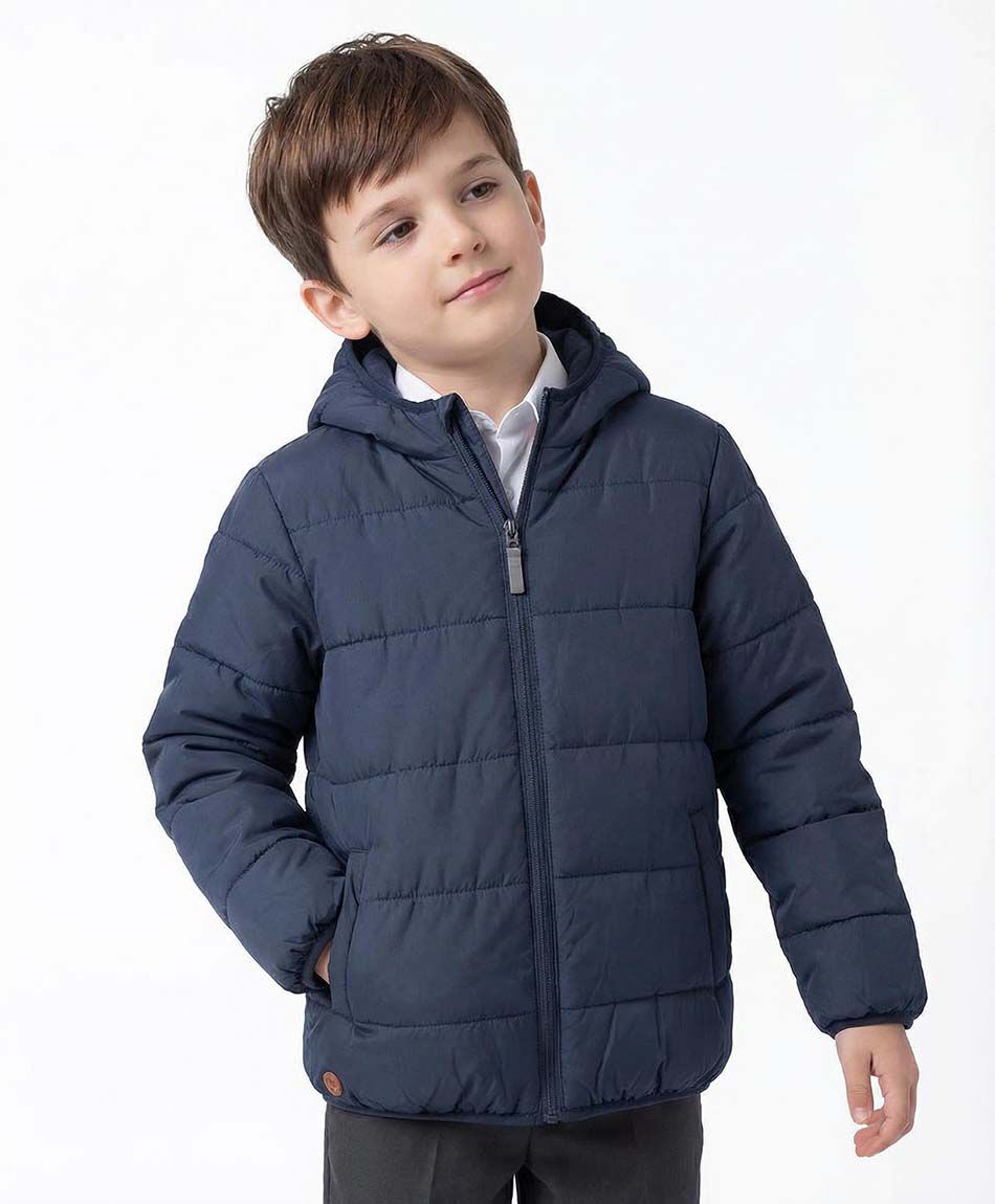 Parka escolar b&aacute;sica interior polar