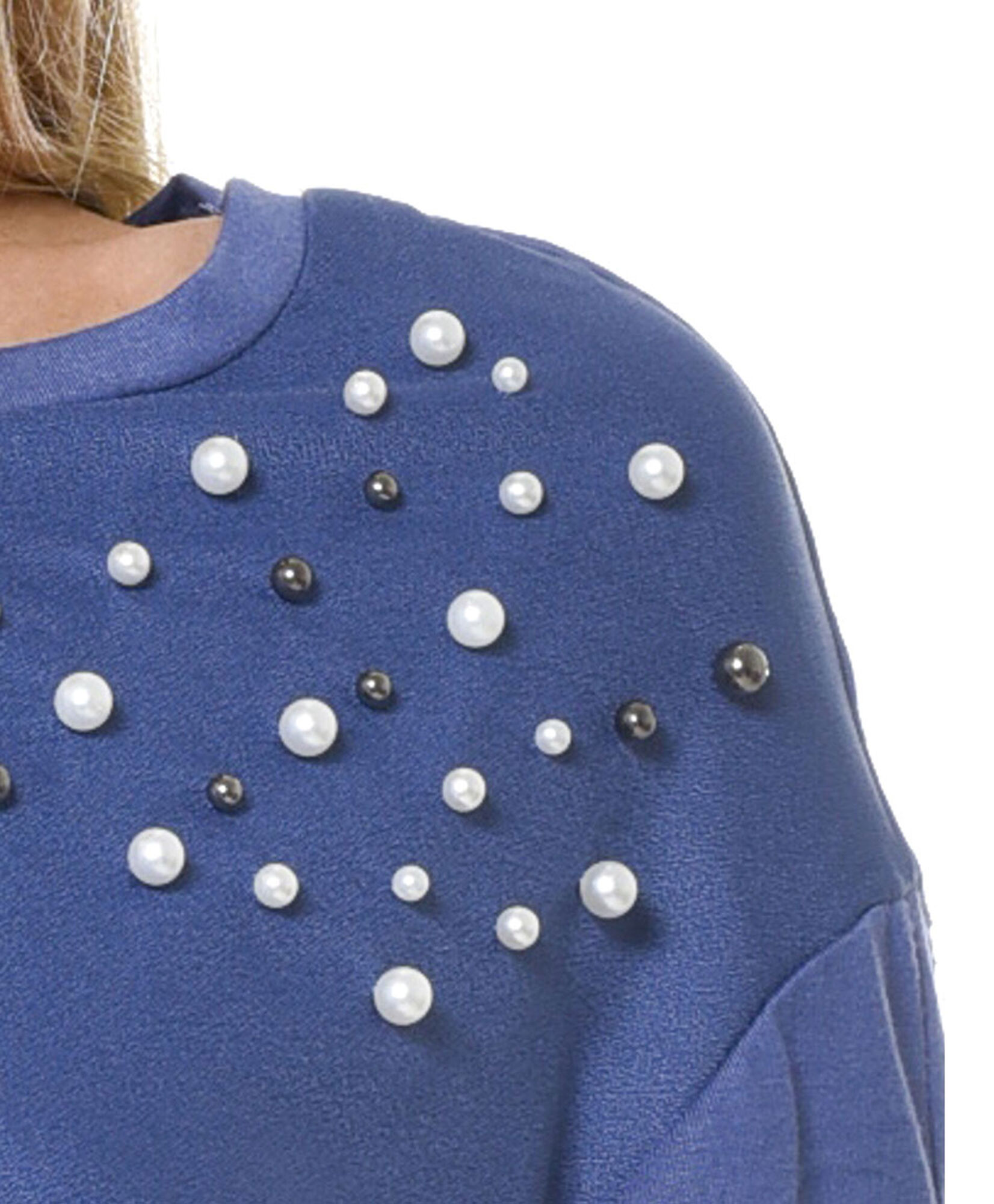 Blusa mixta perlitas Blusa mixta perlitas