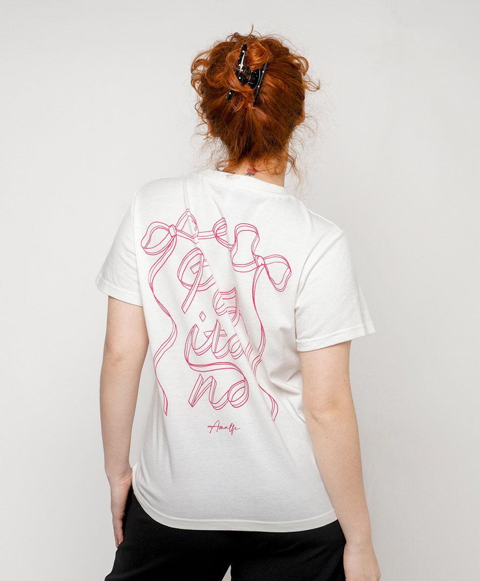 Polera mujer doble estampado amalfi