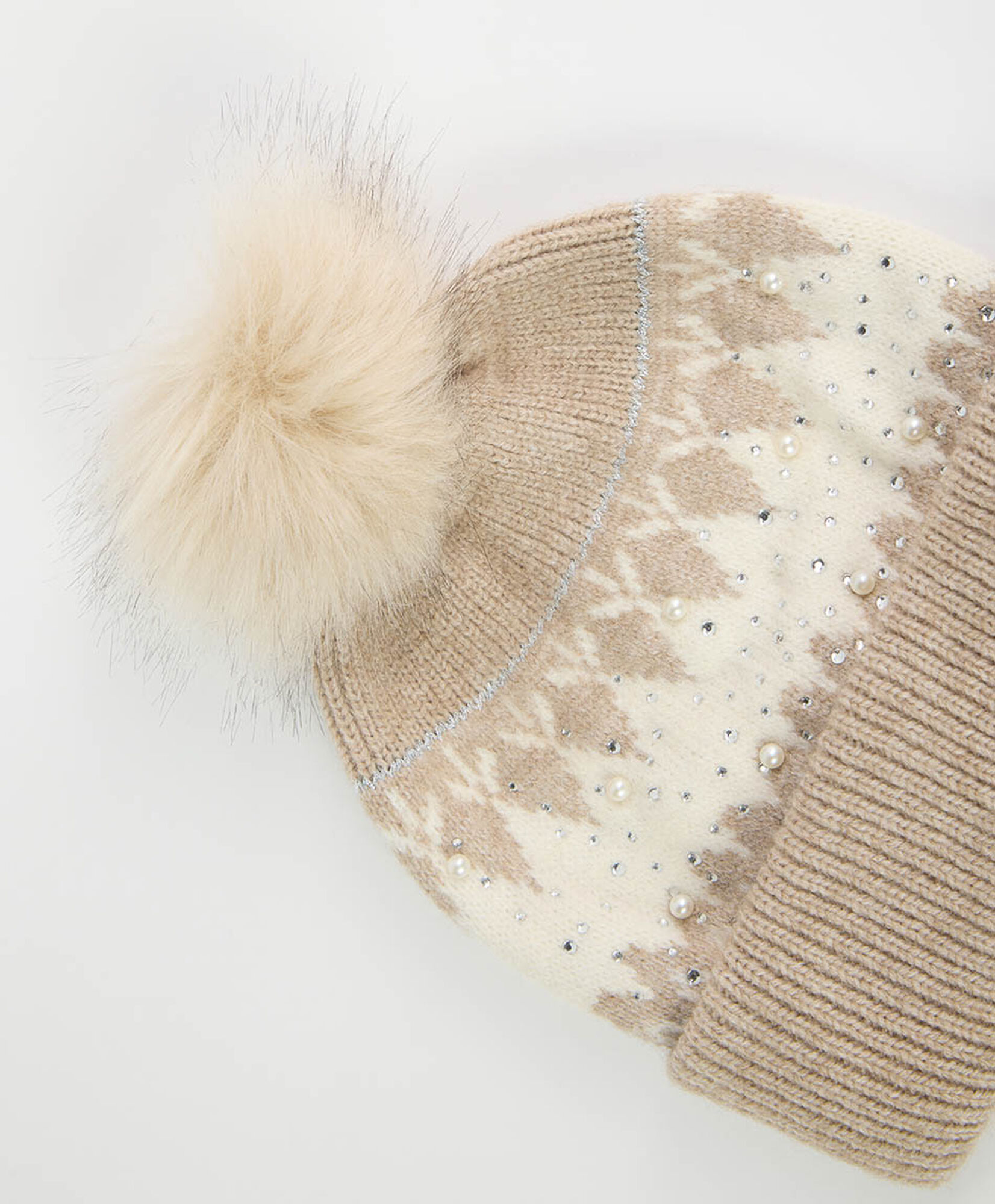 Set gorro + guantes mujer nordic beige Set gorro + guantes mujer nordic beige